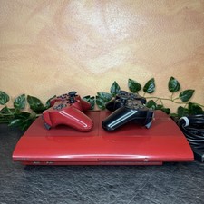 Console ps3 super slim - slim, rossa
