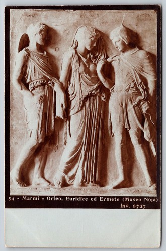 Cartolina orfeo euridice - cartolina,