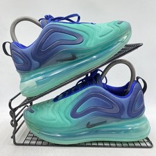 Nike Air Max 720 verde acqua blu scarpe da ginnastica taglia UK 4 donna palestra corsa grosse