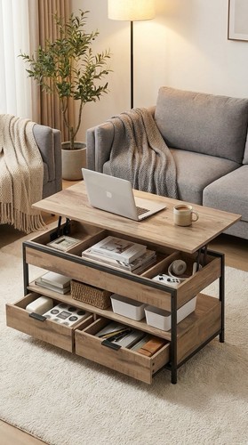 Table basse bois - table,
