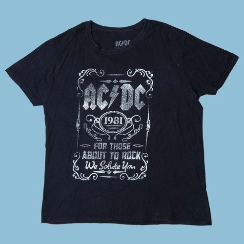 Shirt vintage acdc - t-shirt, 1981