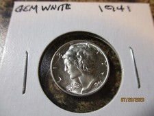 1941 MERCURY SILVER DIME -