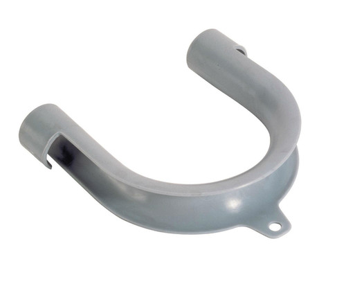 Curva plastica supporto grigio - curva,