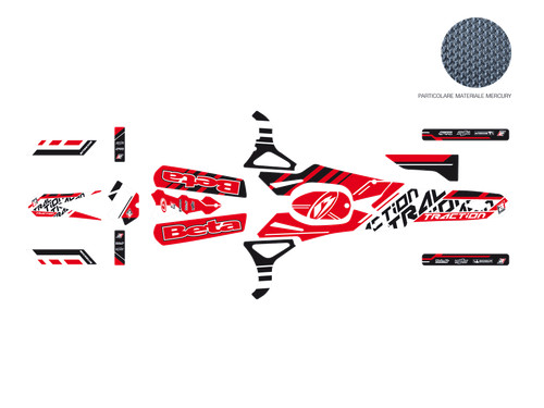 Kit adesivi traction blackbird - adesivi,