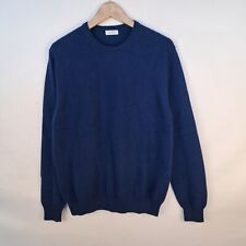 Maglione Malo 100% Cashmere colore blu taglia L da uomo