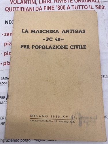 Maschera antigas 40 - maschera, 40"