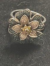 QVC Affinity Diamond Flower