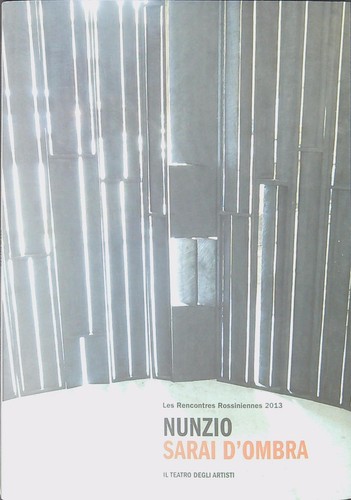 Nunzio sarai d ombra - sarai, d'ombra