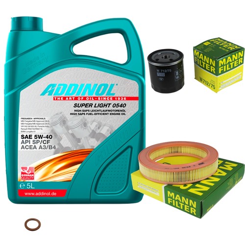 Mann controllo set - set, 5l