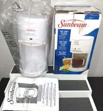 Sunbeam Hot Shot erogatore acqua calda 3211 16 oz bianco inutilizzato NOS 1998 vintage
