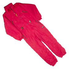 Tuta da sci donna isolata K-WAY Albertville 1992 Olimpiadi invernali rossa L W32 L29