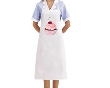grembiule bianco cucina con
