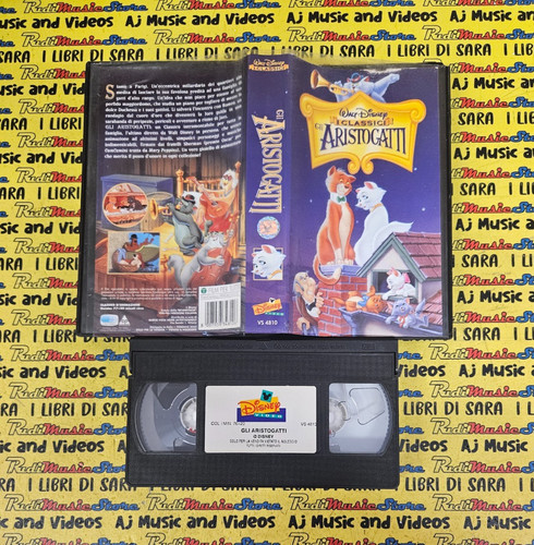 Vhs film gli aristogatti - vhs,