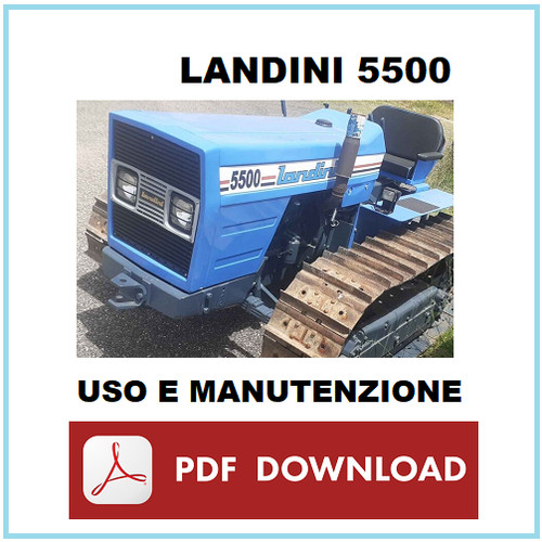 Trattore landini 5500 cingoli - landini,