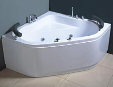 VASCA IDROMASSAGGIO 130x130 ANGOLARE due POSTI 8 GETTI VASCA IN ABS - MISCELATOR