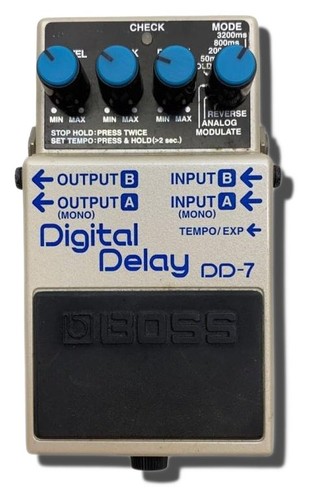 Pedale ritardante boss 7 - pedale, dd-7