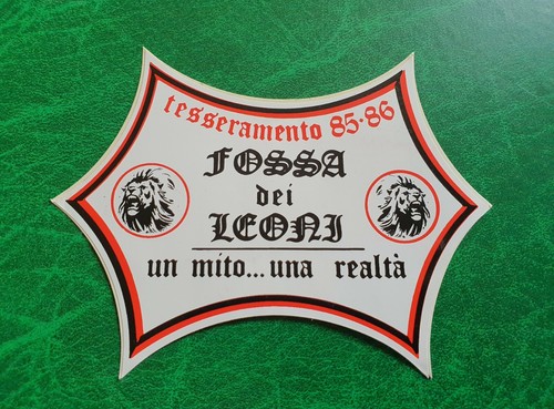 Adesivo ultras socio fossa dei - ultras,