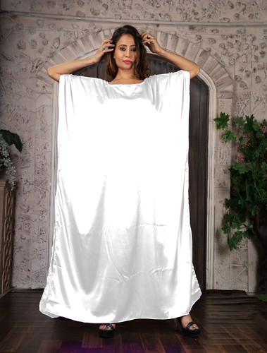 Plain kaftan maxi dress