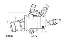 VALVOLA TERMOSTATO OPEL Astra