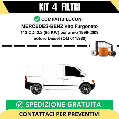 Kit filtri tagliando - 4,