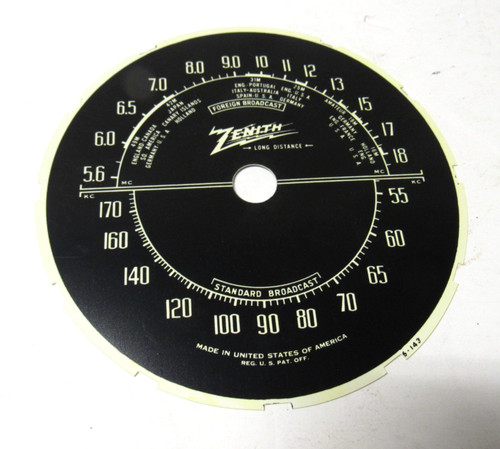 Zenith riproduzione quadrante