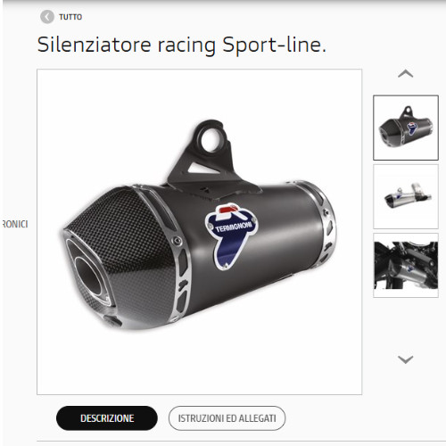 Ducati monster silenziatore - ducati,
