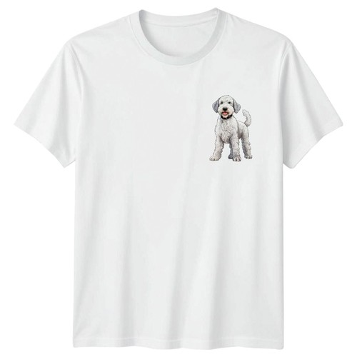 Shirt bianca con pelo riccio - t-shirt,