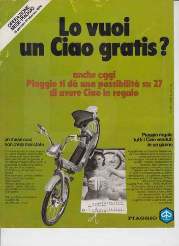 Advertising pubblicità moto - pubblicità,