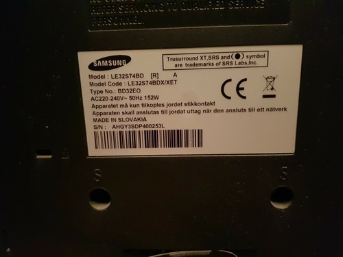 Televisore samsung le32s74bd - televisore,