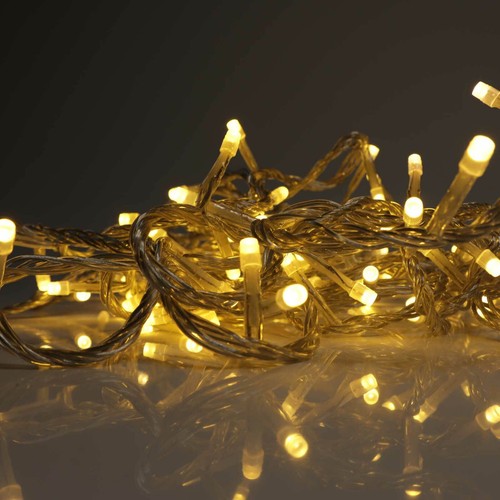 100 luci natale bianco - luci,