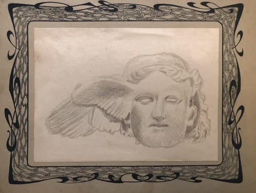 Tableau dessin hypnos fernand - dessin,