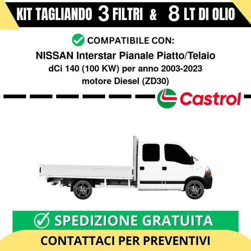Tagliando per nissan interstar - per,