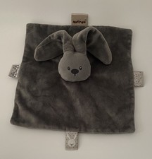 Doudou plat mouchoir - plat, lapin