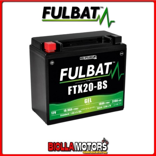 Ftx20 batteria fulbat gel - ftx20-bs,