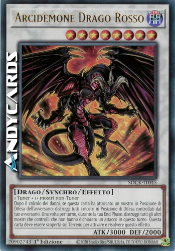 Arcidemone drago rosso - arcidemone,