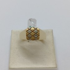 ANELLO DA UOMO IN ORO GIALLO E