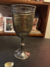 Tazza calice vino placcato