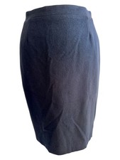 Gonna Chanel cashmere nera