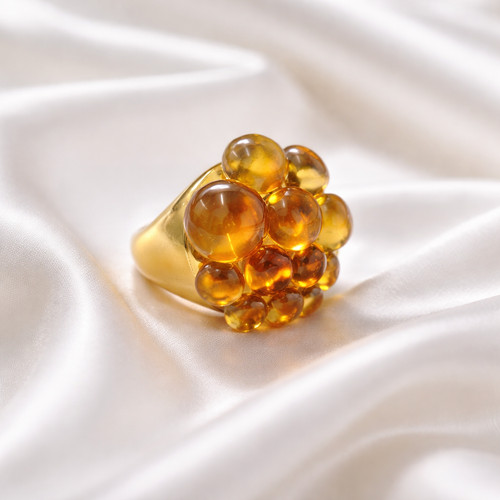 Anello pomellato mora - anello,