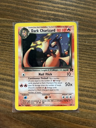 Pokémon tcg dark - dark, charizard