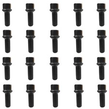 20 Bulloni per ruote nero spherique M14x1,5 40mm per Audi Mercedes-Benz