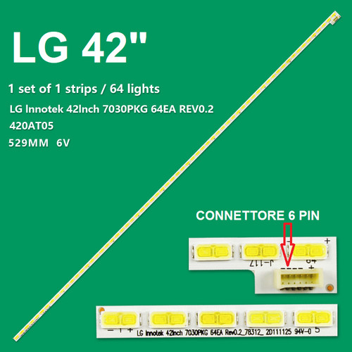 Barra led strip lg - tv,