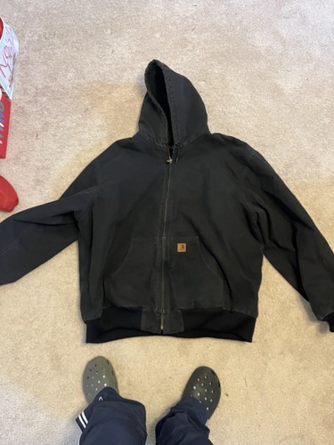 Carhartt black hooded - black, unisex
