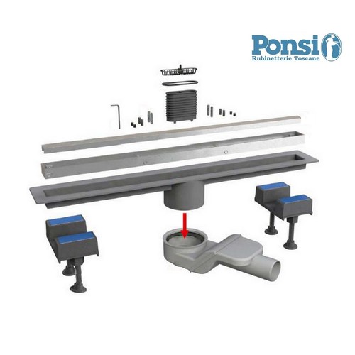 Kit canalina piletta - doccia, a