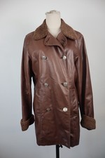 LAURA BIAGIOTTI CAPPOTTO GIACCA DONNA 44 WOMAN COAT VINTAGE CASUAL POLIURETANO