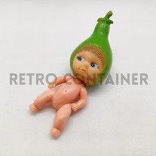 Vintage Doll Bambola Bambolina Cappello Frutta Anni 80 Fiammiferini Paciocchini