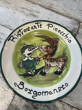 Piatto Del Buon Ricordo Ristorante Pinocchio