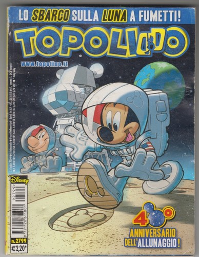 Topolino sbarco sulla - topolino,