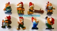 KINDER FERRERO _ GNOMI NANI BURLONI 1° SERIE 1992 _ serie completa 8 sorpresine.
