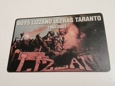 Tessera Ultras Boys Lizzano Ultras Taranto Blut Zuffa No Sciarpa Adesivo...